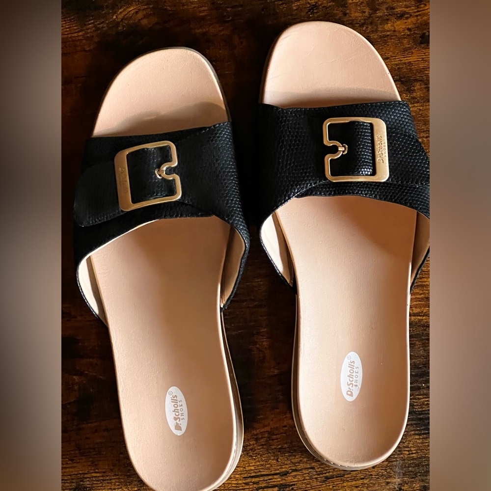 Dr. Scholl's Buckle Slide Sandals